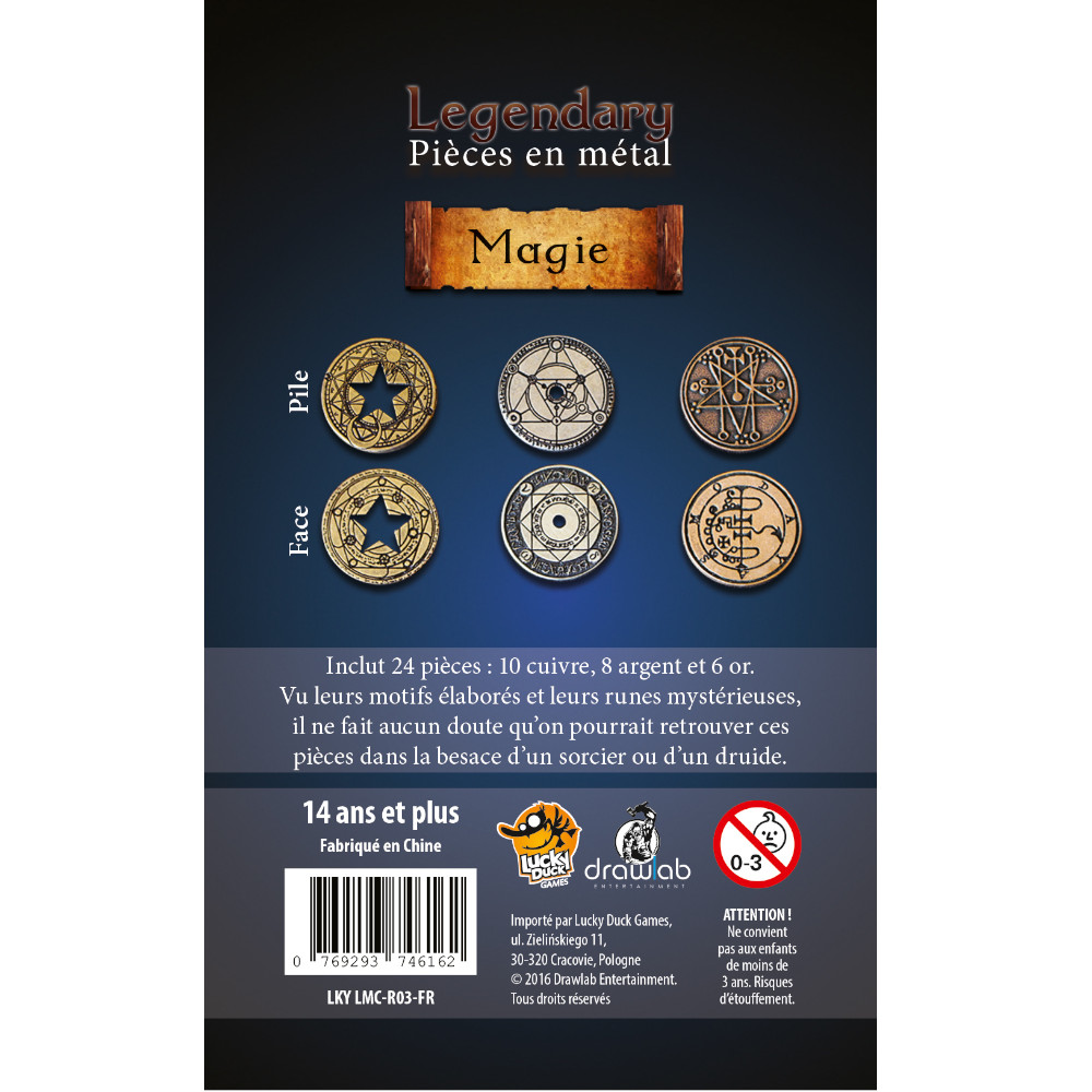LEGENDARY METAL COINS – Set Magie