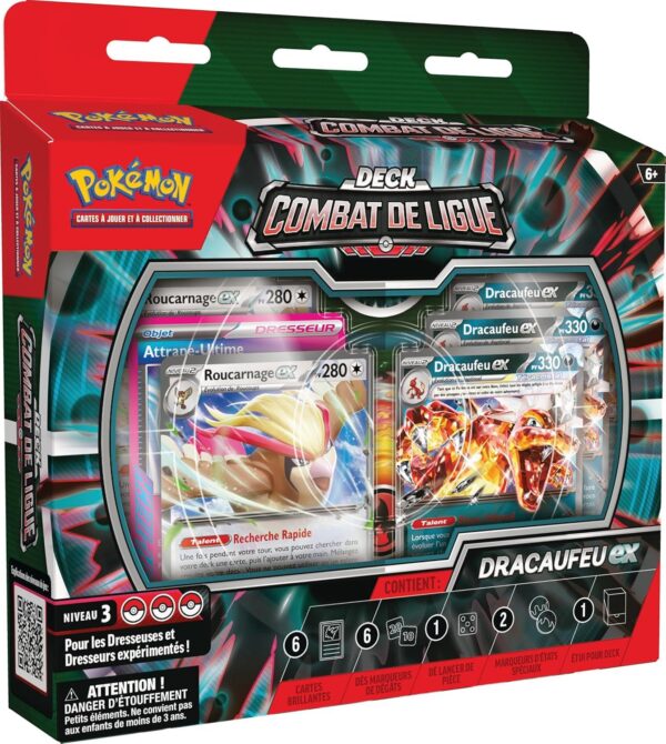 JCC Pokémon : Deck Combat de Ligue Dracaufeu‑ex