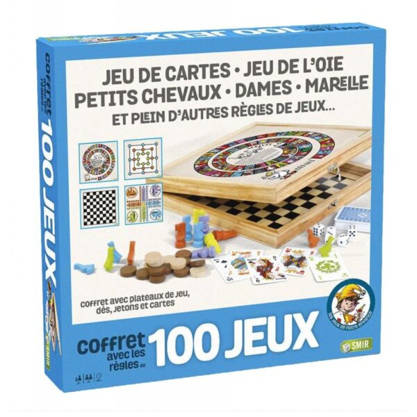 Smir - Coffret 100 Jeux Junior En Bois