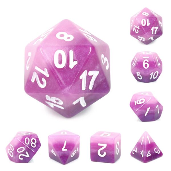 Set de 7 Dés Purple Gradients dice