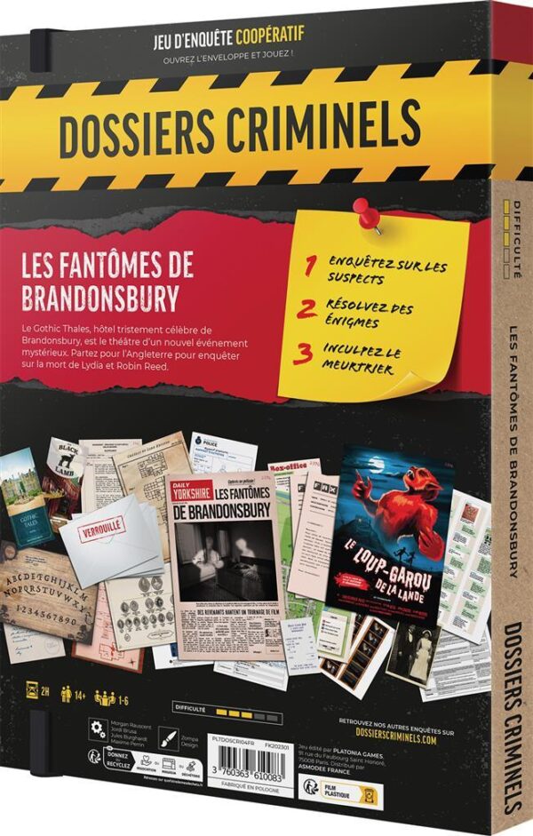 Dossiers Criminels - Les Fantômes de Brandonsbury – Image 2