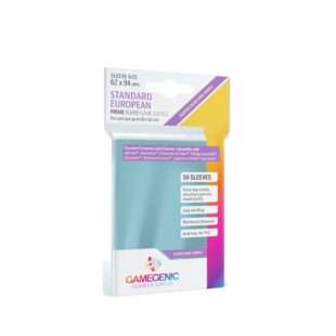 Gamegenic - 50 Prime Sleeves Standard Européen - 62x94