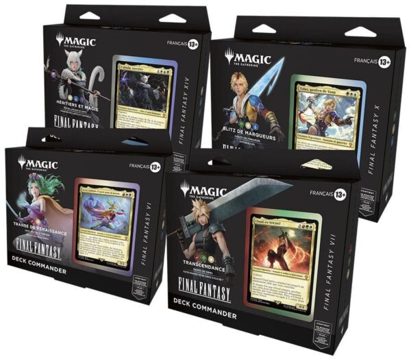 Magic the Gathering : FINAL FANTASY - Lot des 4 Decks Commander