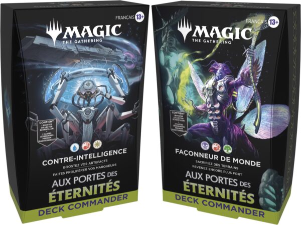 Magic the Gathering : Aux portes des Éternités - Lot des 2 Decks Commander