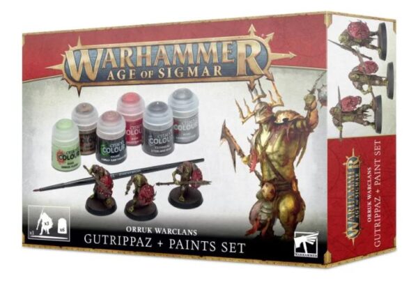 Age of Sigmar : Paint Set - Orruk Warclans Gutrippaz