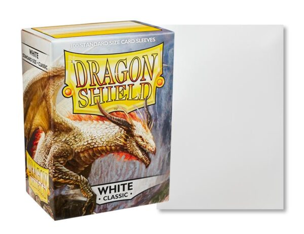 Dragon Shield - Standard 100 Sleeves : Couleur White