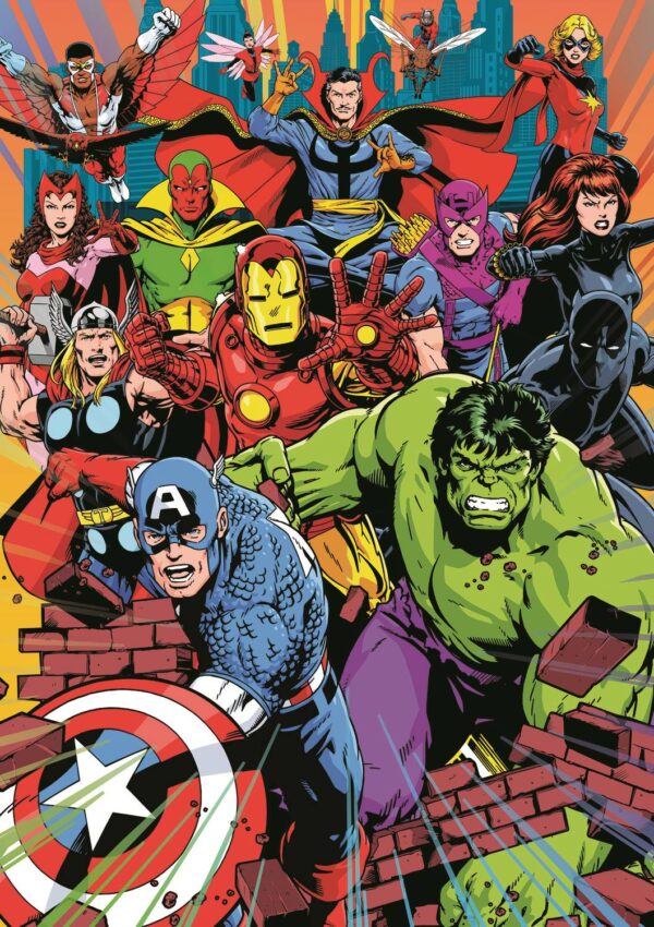 Puzzle 1000 pieces Marvel Heroes - Trefl – Image 2