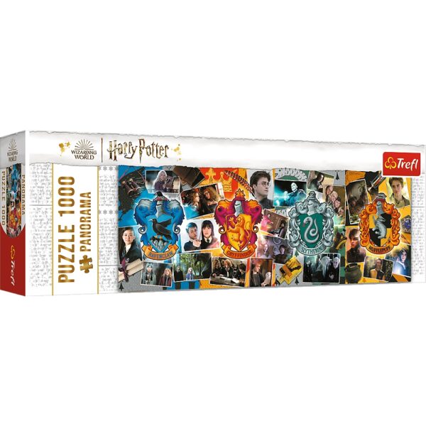 Puzzle 1000 pieces Panorama Les 4 Maisons de Poudlard - Trefl