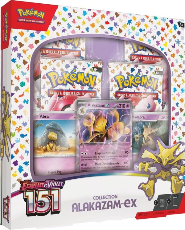 Pokémon EV3.5 : Coffret Alakazam-ex 4b Pokémon 151